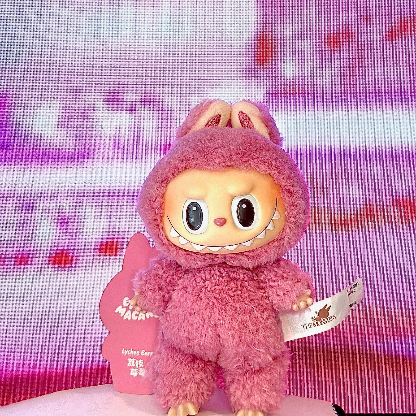 Labubu the Monsters Exciting Macaron "Lychee Berry" Collage