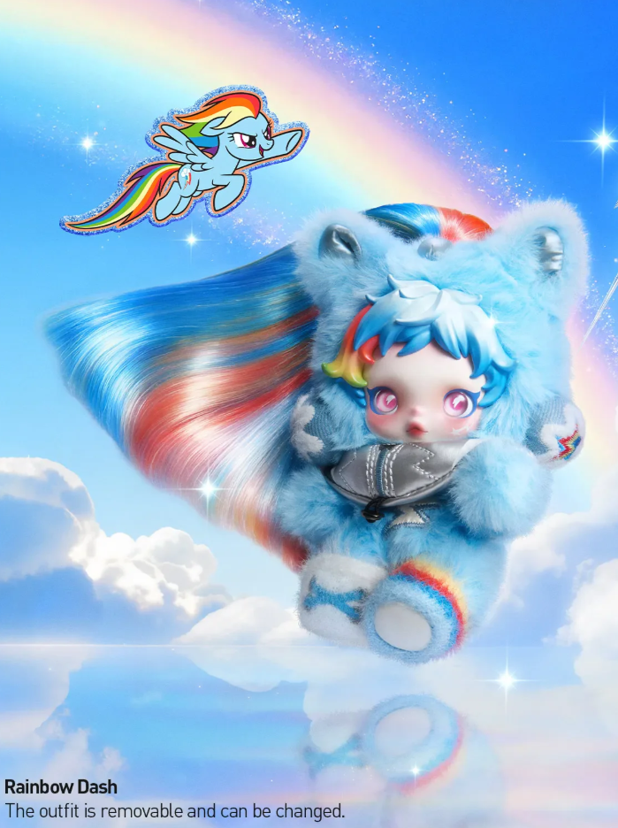 SKULLPANDA × My Little Pony Series Plush Blind Box