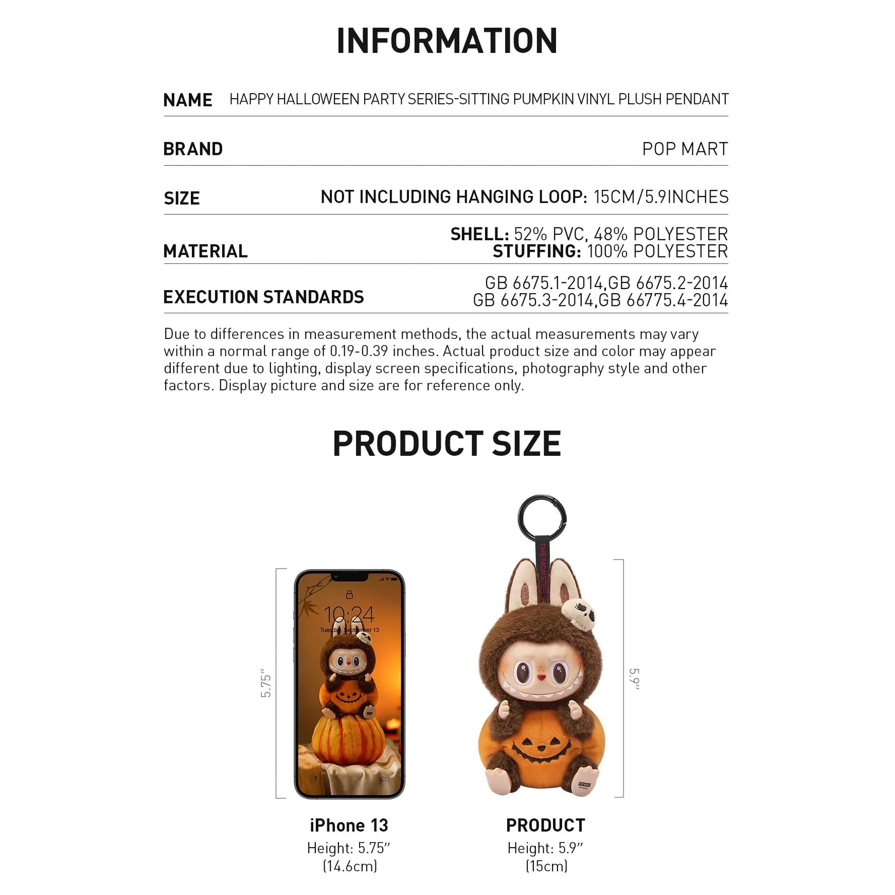 Labubu Sitting Pumpkin Series