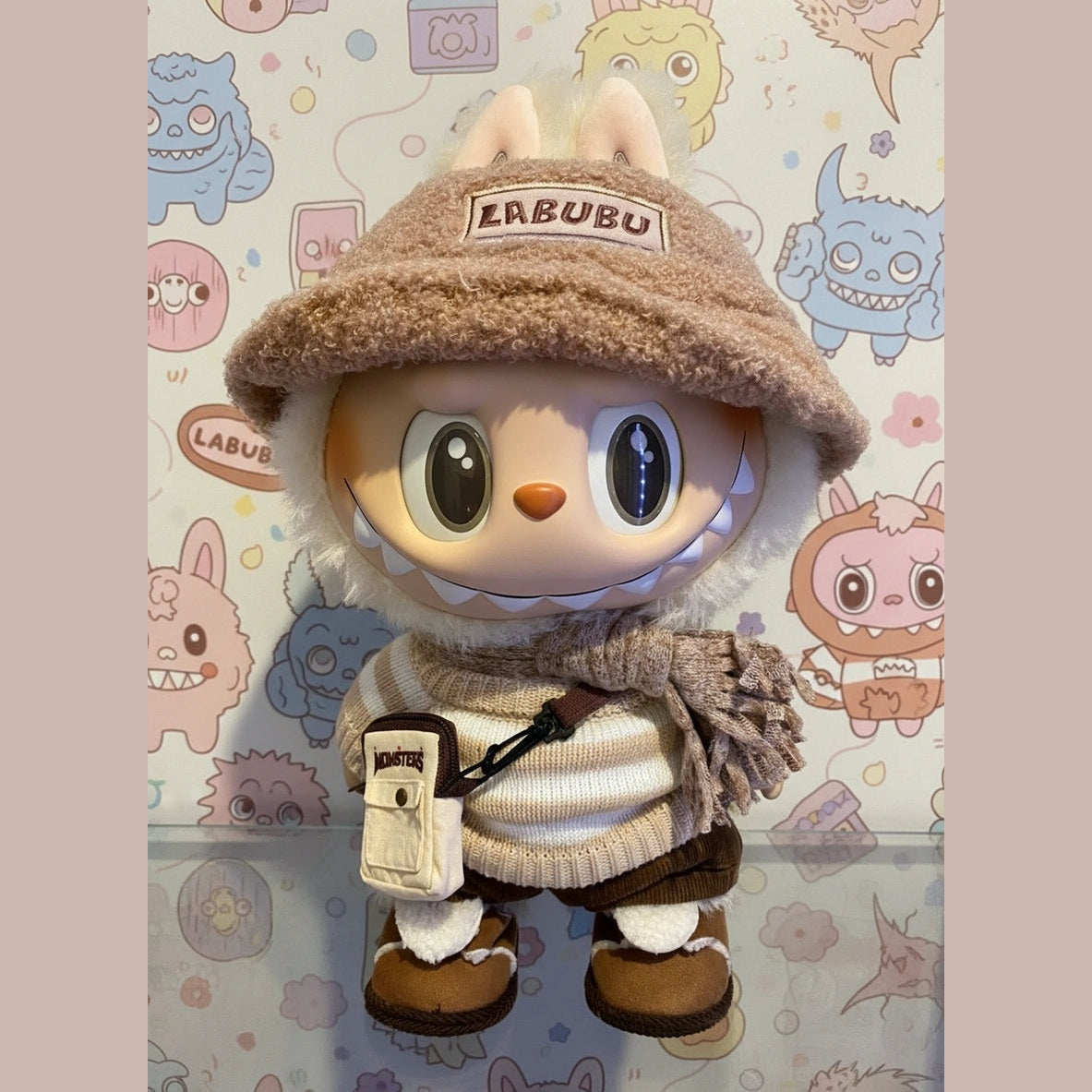 Labubu the Monsters Dress Be Latte Collage